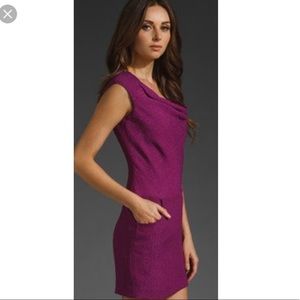 Black halo ford mini dress